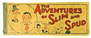 1924 The Adventures Of Slim And Spud Platinum Age Comic Book Prairie Farmer