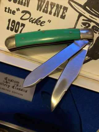 Vintage John Wayne,  The “Duke” Case Pocket Knife Limited Edition Custom Cutlery 5