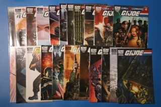 Idw Comics G.  I.  Joe Vol 2 1 - 21,  0 Complete Cobra Civil War Dixon