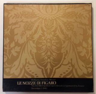 Licia Albanese – Metropolitan Opera Broadcast 1940 Mozart Nozze Di Figaro E/e