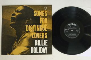 Billie Holiday Songs For Distingue Lovers Verve Mv 2015 Japan Vinyl Lp
