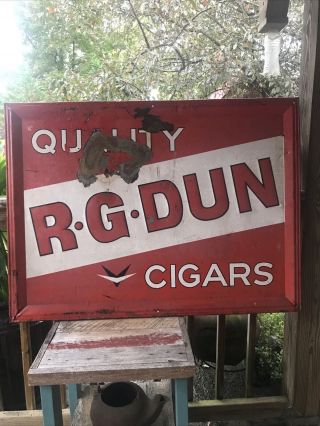 Vintage R.  G.  Dun Cigars Sign