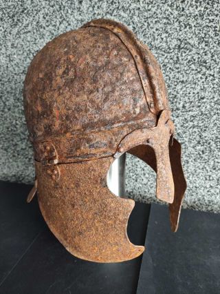 Berkasovo Type Ridge Helmet Ancient Roman Iron Legionary Helmet 4 Ct.  Ad Leg Vii