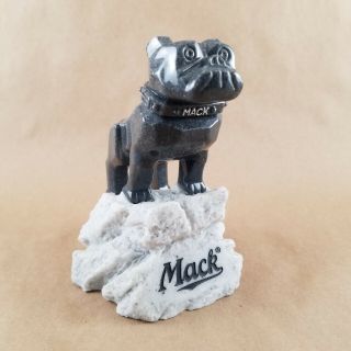 Mack Truck Granite Bulldog Hood Ornament Trophy Award Statue