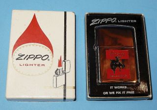 Zippo Cigarette Lighter Advertising Winston Rodeo Awards Still