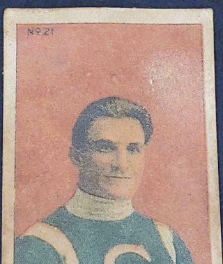 Circa 1910 IMPERIAL TOBACCO HOCKEY CARD C56 No.  21 J.  LAVIOLETTE 3
