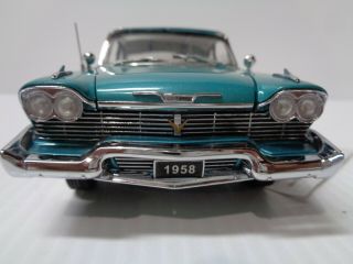 FRANKLIN RARE 1958 PLYMOUTH BELVERDERE CP.  L.  E.  111 OF 2500 TURQUOISE 3