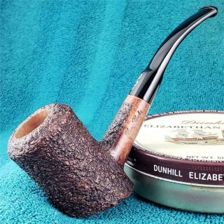 Unsmoked Don Carlos Large 3/4 Bent Poker Sitter Freehand Italian Estate Pipe