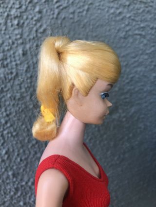Vintage Swirl Ponytail Barbie Paint,  ribbon No Green Hair Set 6