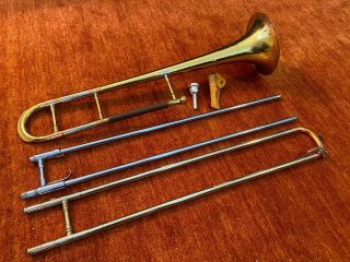 Read: Restored Pro Getzen Deluxe Trombone W/ Vintage Bach Corp.  7c