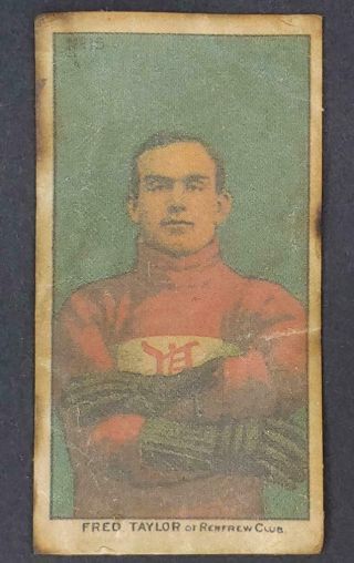 Circa 1910 Imperial Tobacco Hockey Card C56 No.  15 Fred Taylor