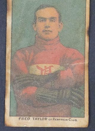 Circa 1910 IMPERIAL TOBACCO HOCKEY CARD C56 No.  15 FRED TAYLOR 2
