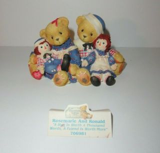 Cherished Teddies Rosemarie And Ronald 706981 A Hug Is Worth A Thousand Words