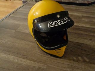 Vintage Maxon Helmet Moto Motocross Size M
