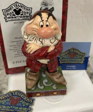 Rare Jim Shore Walt Disney Showcase Grumpy " 4013983 Figurine Retired