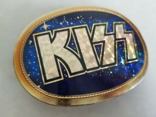 KISS 1978 vintage belt buckle.  Pacifica MFG 2