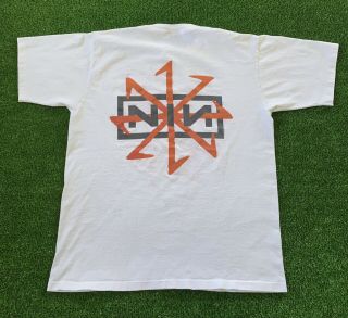 Vtg 1995 Nin Nine Inch Nails Downward Spiral Griffin Devil Tour T - Shirt 90s Xl