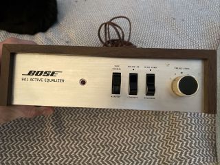 Bose 901 Series Ii Active Equalizer Vintage - Powers On,