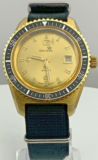 Vintage Cronel 400 Divers Watch Cal.  3800 Mechanical Watch