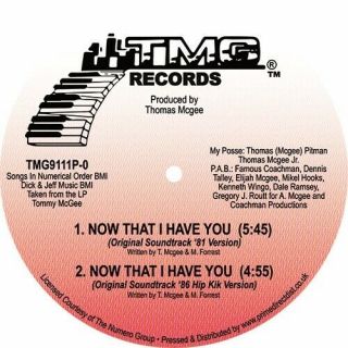 Tommy Mcgee Now That I Have You (versions) 12 " Vinyl Tmg Reissue