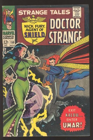 Strange Tales 150 Marvel 1966 Fn,  1st Umar / 1st John Buscema Marvel Art