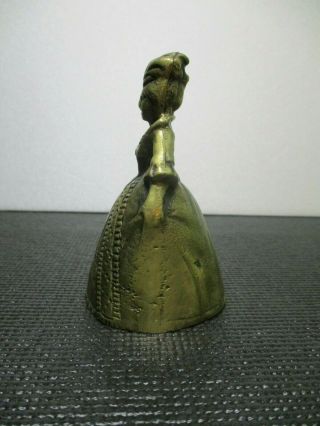 Vintage Crinoline Lady,  Marie Antoinette Brass Bell - Approx 3 