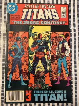 Dc Tales Of The Teen Titans 44 Newsstand 1st Appearance Of Nightwing