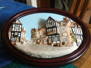 Stunning 3d Plaque By Lakeland Studios - Old Plymouth Handcrafted In Cumbria