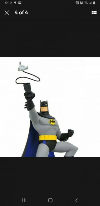 Dc Gallery Batman Animated Series Batman W/ Grappling Gun Statue