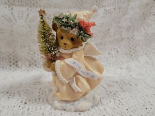 Cherished Teddies Bear Thelma Blessed Is That Holy Night Snow Angel 4034596