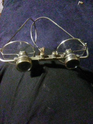 Vintage Carl Zeiss Jena.  Jeweler,  Surgical Magnifying 2x Loupe Glasses