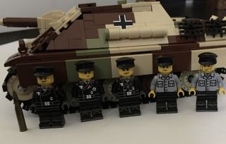 Brickmania Lego Jagdpanther Tank Destroyer,  Panzer Crew Designed By Andrew Somers