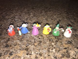 Sugar Plum Fairies 2002 Miniature Set Of 6 Whimsical Hallmark Mini Tree Ornament