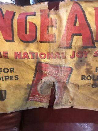 Vintage Prince Albert Pipe/Tobacco Cloth Banner Sign 4