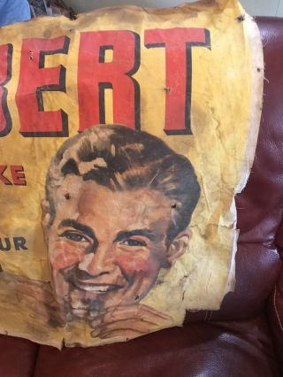 Vintage Prince Albert Pipe/Tobacco Cloth Banner Sign 5