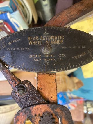 Vintage Ford Model T / Model A - Bear Automatic Wheel Aligner Alignment Tool - 1920s
