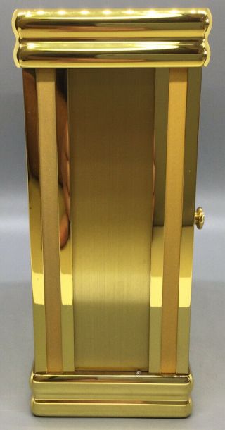 Tiffany & Co.  Atlas Desk/Mantel Clock,  Gold Brass - Vintage,  Retired - 2