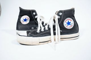 Vintage Converse Made In Usa Black 80s