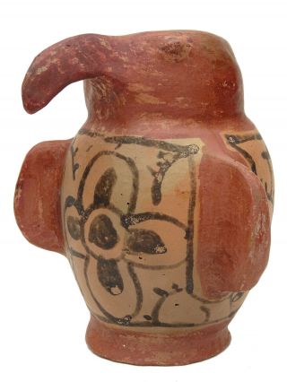Pre - Columbian Bird Figure Vessel Penguin Nazca Peru Inca Mayan Aztec Effigy Jar