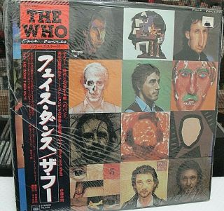 Vintage The Who Face Dances 25ap 2034 Sony/cbs Obi Japan Stereo Lp
