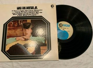 Luke The Drifter Jr.  Lp 1970 Us Hank Williams Record Album Vinyl Mgm