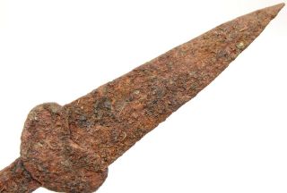 Ancient Rare Viking Scythian Roman Savage Style Iron Battle Short Sword 2 - 4th AD 5