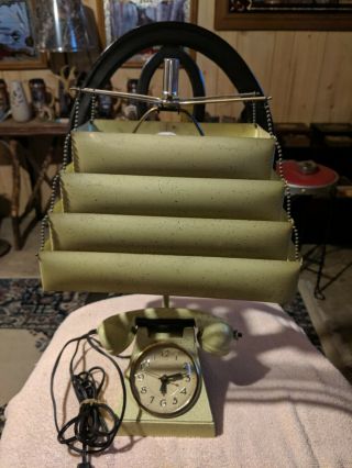 Vintage Electric Lighter/clock/ Lamp