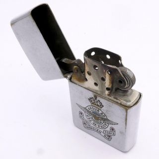 Vintage Early 1950 ' s Zippo Lighter Pat 50 Royal Canadian Air Force 4