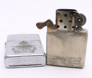 Vintage Early 1950 ' s Zippo Lighter Pat 50 Royal Canadian Air Force 5