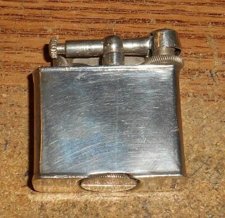 Vintage Sterling Silver Lift Arm Lighter/made In Mexico/nice/rare