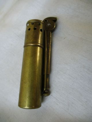 Vintage IMCO 2200 Brass Trench Style Pocket Lighter Made In Austria 3
