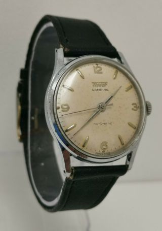 Vintage 1958 Tissot Camping Automatic Cal 28.  5r - 21 Gents Wrist Watch 61006 - 10