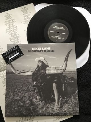 Nikki Lane - Highway Queen 150g Vinyl Lp 2 Sided Fold - Out Poster Nw5144 2017 Nm