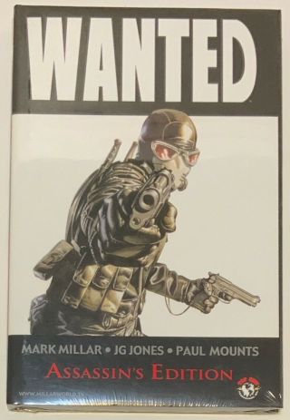 Wanted Assassin’s Edition Hardcover Mark Millar Jg Jones Mounts